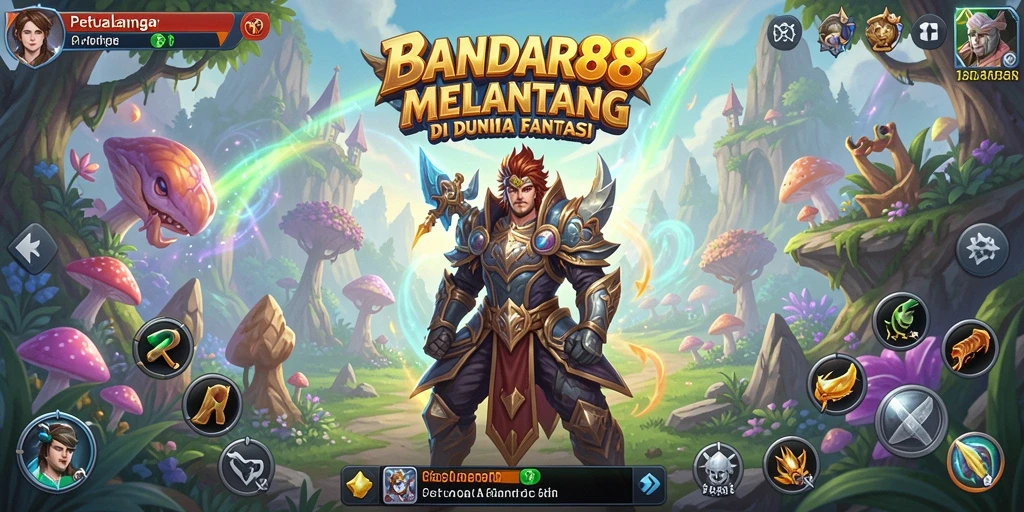 Tampilan gameplay seru dan menantang di BANDAR88.