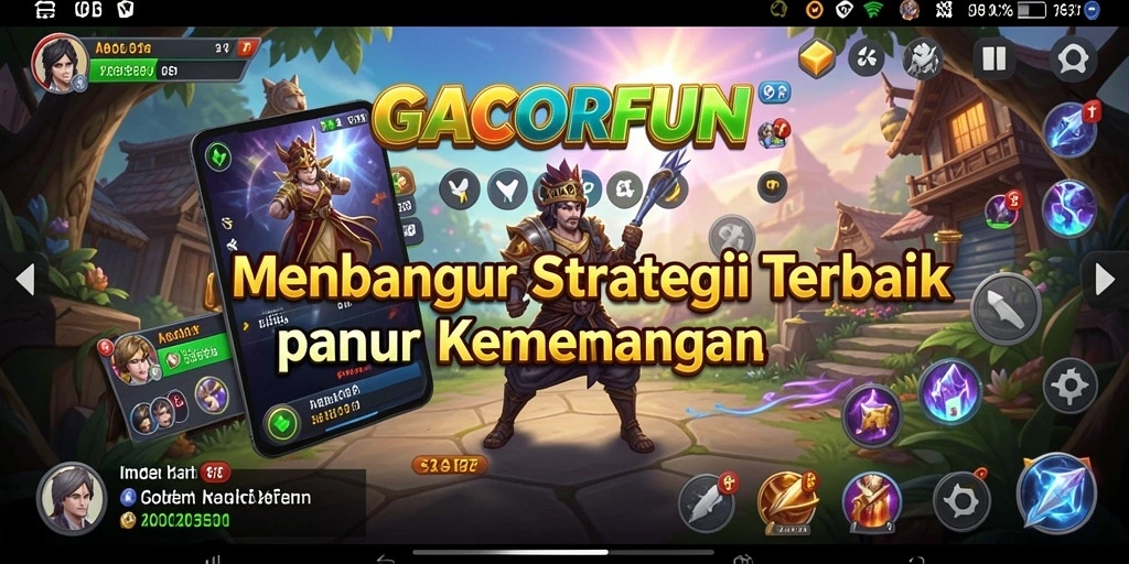 Menampilkan aksi strategis dalam GACORFUN dengan grafis yang memukau.