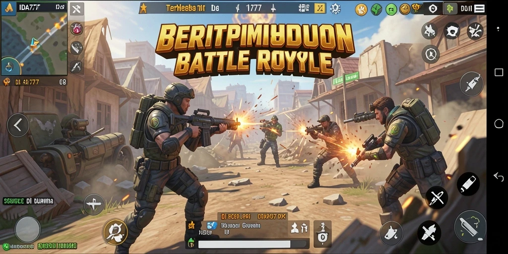 Gameplay seru di IDA777 menampilkan aksi pertempuran Battle Royale.