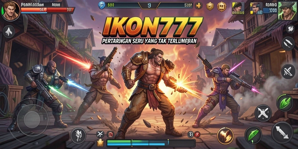 Gameplay pertarungan menegangkan di IKON777 yang memikat.
