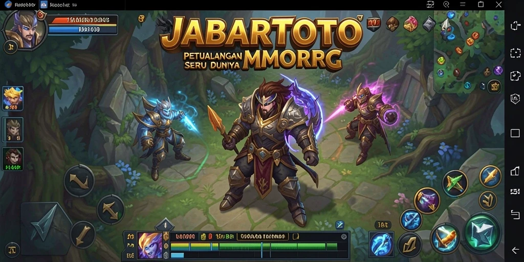Screenshot dari gameplay <strong>JABARTOTO</strong> menampilkan momen pertarungan seru di MMORPG.