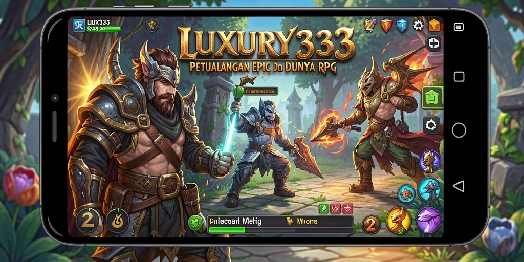 Tampilan gameplay LUXURY333 yang menarik dengan pertarungan seru.