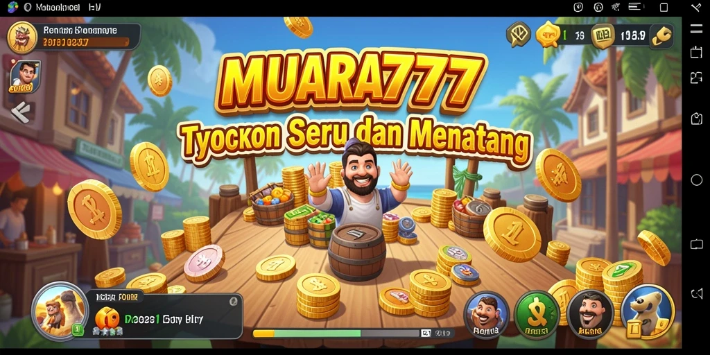 Gameplay seru dan strategi dalam MUARA777 Tycoon.