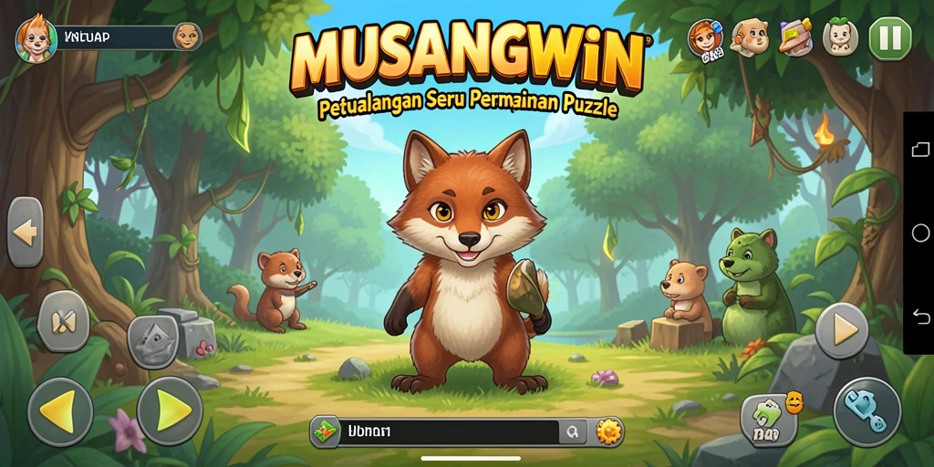 Tampilan gameplay seru dari MUSANGWIN yang menantang otak.