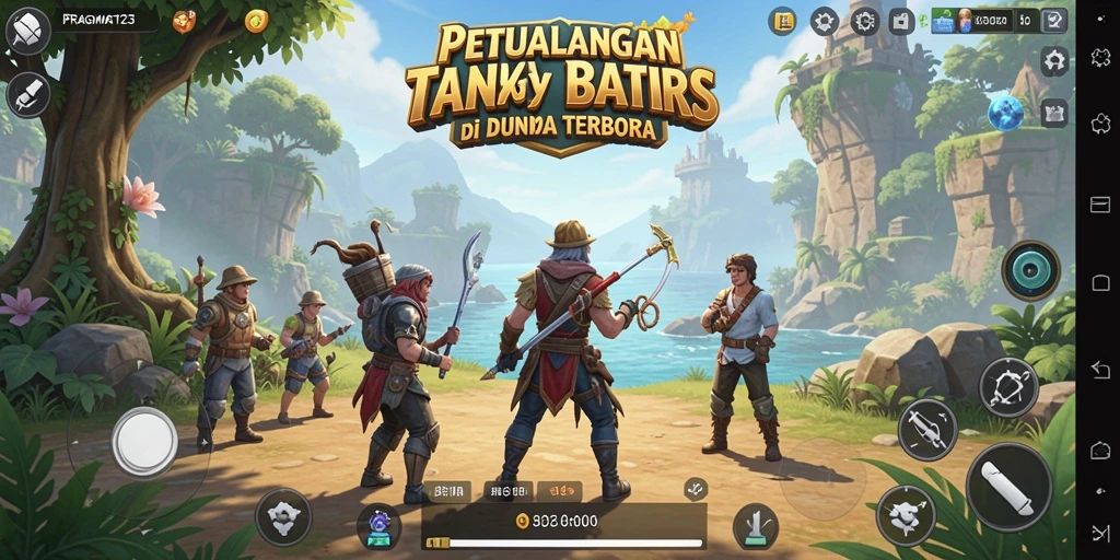 Screenshot gameplay PRAGMATIC123 yang menggambarkan eksplorasi dunia terbuka.