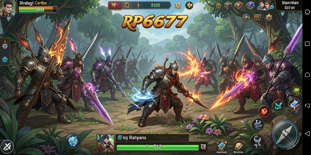 Tampilan gameplay <strong>RP6677</strong> yang memukau mengundang para pemain untuk berstrategi.