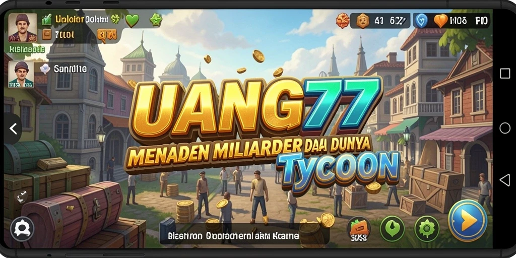 Tampilan gameplay UANG77 dengan grafik yang memukau.